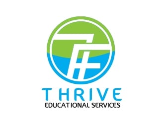 Thrive Educational Services  logo design by zubi