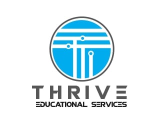 Thrive Educational Services  logo design by zubi