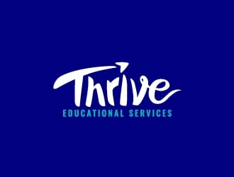 Thrive Educational Services  logo design by josephope