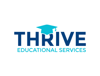 Thrive Educational Services  logo design by Girly