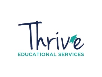 Thrive Educational Services  logo design by Fear