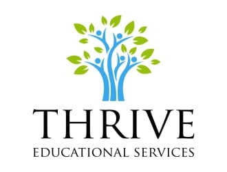 Thrive Educational Services  logo design by jetzu