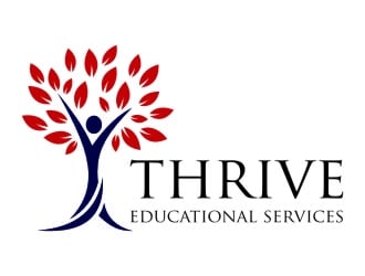 Thrive Educational Services  logo design by jetzu