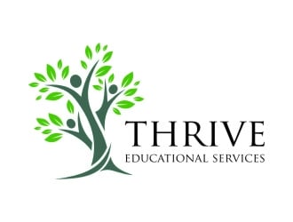 Thrive Educational Services  logo design by jetzu