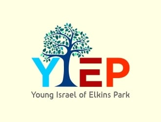 YIEP  Young Israel of Elkins Park  logo design by Shabbir