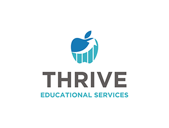 Thrive Educational Services  logo design by logolady