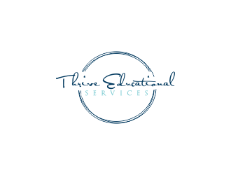 Thrive Educational Services  logo design by Greenlight