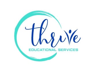 Thrive Educational Services  logo design by daywalker