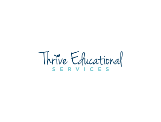 Thrive Educational Services  logo design by Greenlight