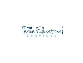 Thrive Educational Services  logo design by Greenlight