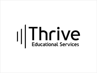 Thrive Educational Services  logo design by Shabbir