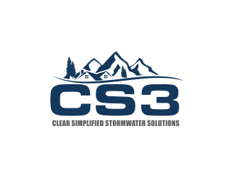 CS3 - Clear Simplified Stormwater Solutions logo design by Greenlight