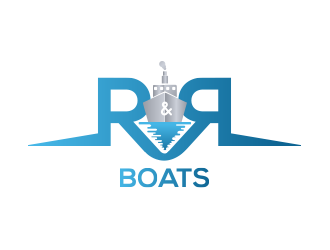 R&R Boats logo design by ajwins