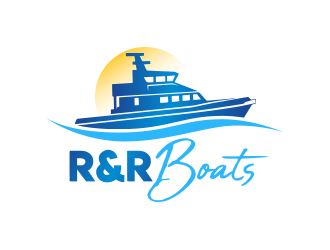 R&R Boats logo design by ajwins