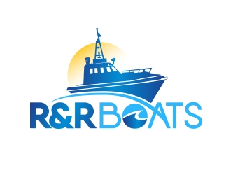 R&R Boats logo design by ajwins