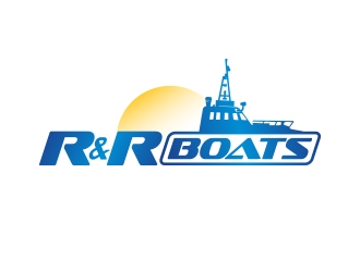 R&R Boats logo design by ajwins