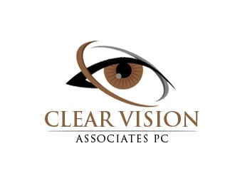 Clear Vision Associates PC logo design by nikkl