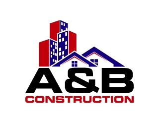 A & B Construction Logo Design - 48hourslogo.com