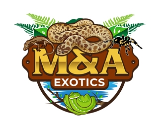 M&A Exotics logo design by DreamLogoDesign