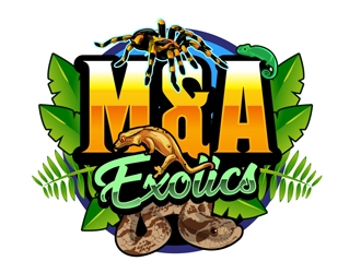 M&A Exotics logo design by DreamLogoDesign