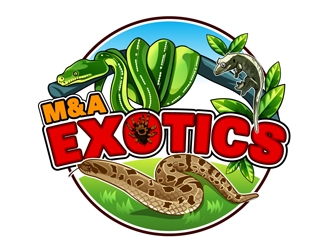 M&A Exotics logo design by DreamLogoDesign