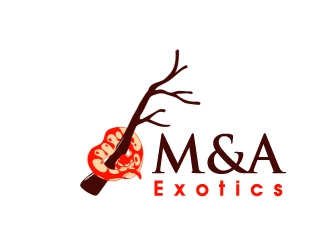 M&A Exotics logo design by AamirKhan