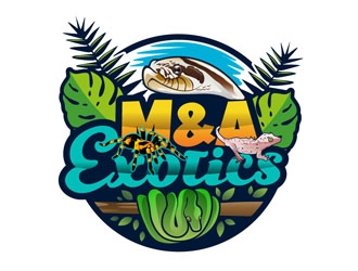 M&A Exotics logo design by DreamLogoDesign