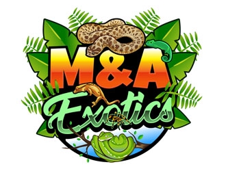 M&A Exotics logo design by DreamLogoDesign