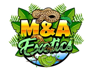 M&A Exotics logo design by DreamLogoDesign