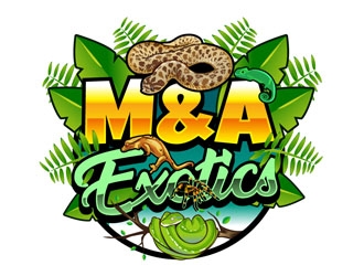 M&A Exotics logo design by DreamLogoDesign