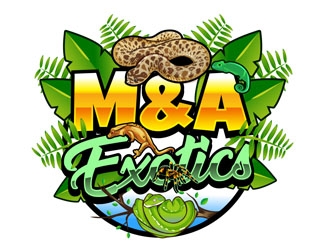 M&A Exotics logo design by DreamLogoDesign