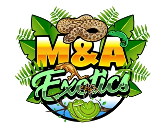 M&A Exotics logo design by DreamLogoDesign