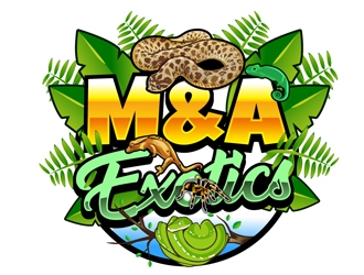 M&A Exotics logo design by DreamLogoDesign