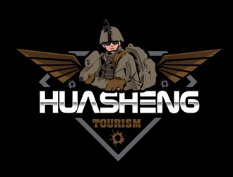 Huasheng Tourism  logo design by DreamLogoDesign