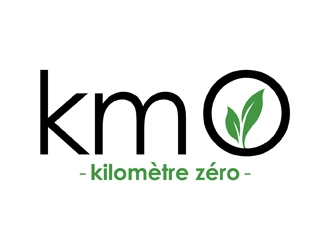 Km 0 Kilomètre zéro Logo Design - 48hourslogo
