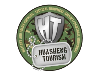 Huasheng Tourism  logo design by Frenic