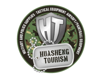 Huasheng Tourism  logo design by Frenic