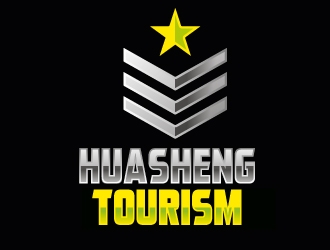 Huasheng Tourism  logo design by Frenic