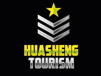 Huasheng Tourism  logo design by Frenic