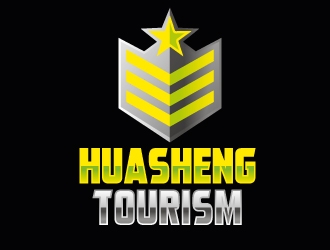 Huasheng Tourism  logo design by Frenic