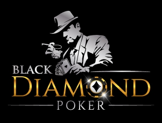 Black Diamond Poker logo design by jaize