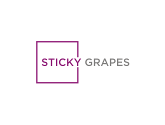 Sticky Grapes  logo design by Diancox