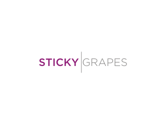 Sticky Grapes  logo design by Diancox