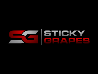 Sticky Grapes  logo design by p0peye