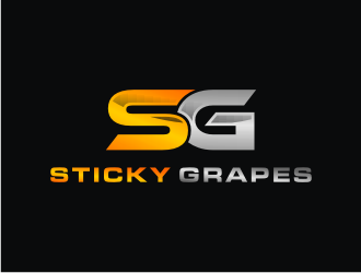 Sticky Grapes  logo design by bricton