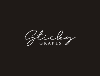 Sticky Grapes  logo design by bricton