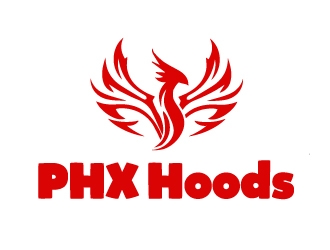 PHX Hoods logo design by AamirKhan