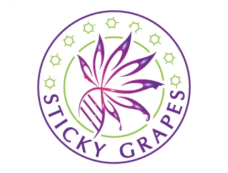 Sticky Grapes  logo design by Suvendu