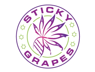 Sticky Grapes  logo design by Suvendu