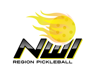 NWI Region Pickleball logo design by AisRafa